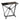 Amabro Folding Stool Grey/Black
